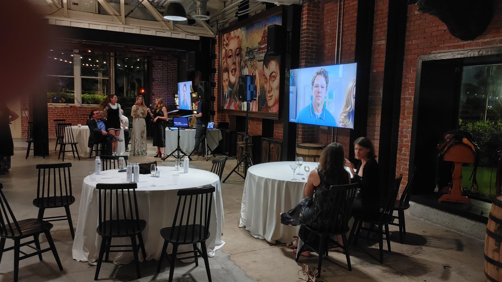 Recent San Diego karaoke rental setup 11